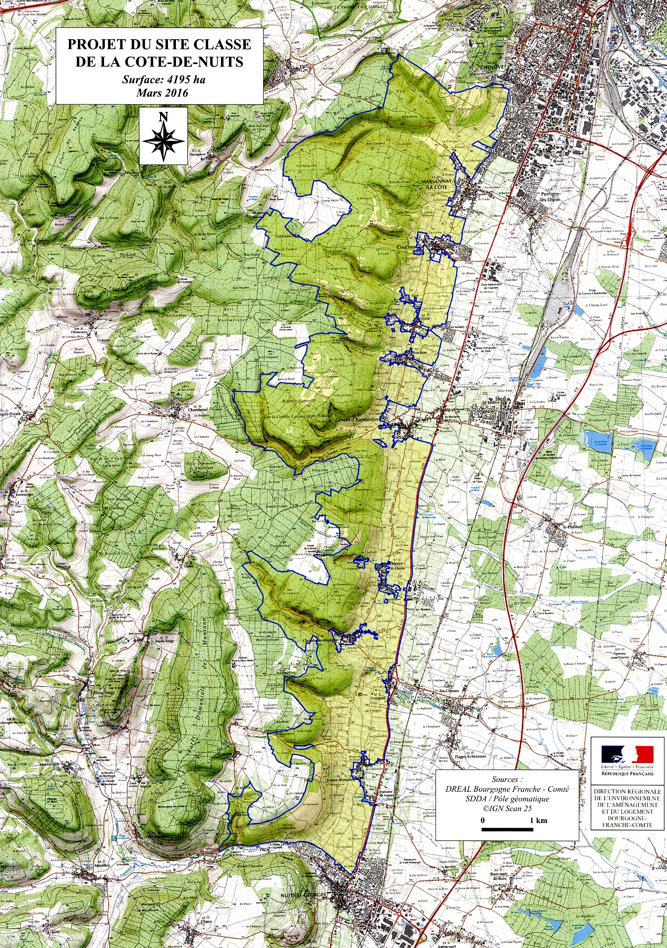 Le projet de site classé de la Côte de Nuits (21)  DREAL Bourgogne