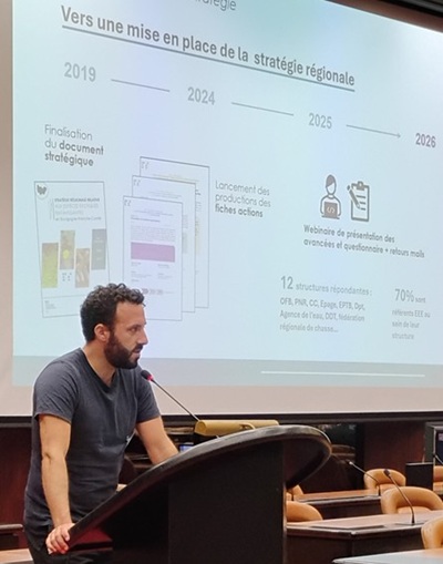 Thomas MARCHAL, animateur de la SR-EEE, chargé de projet du CEN Bourgogne