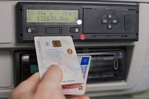 Les activités du conducteur ont été enregistrées dans le chronotachygraphe