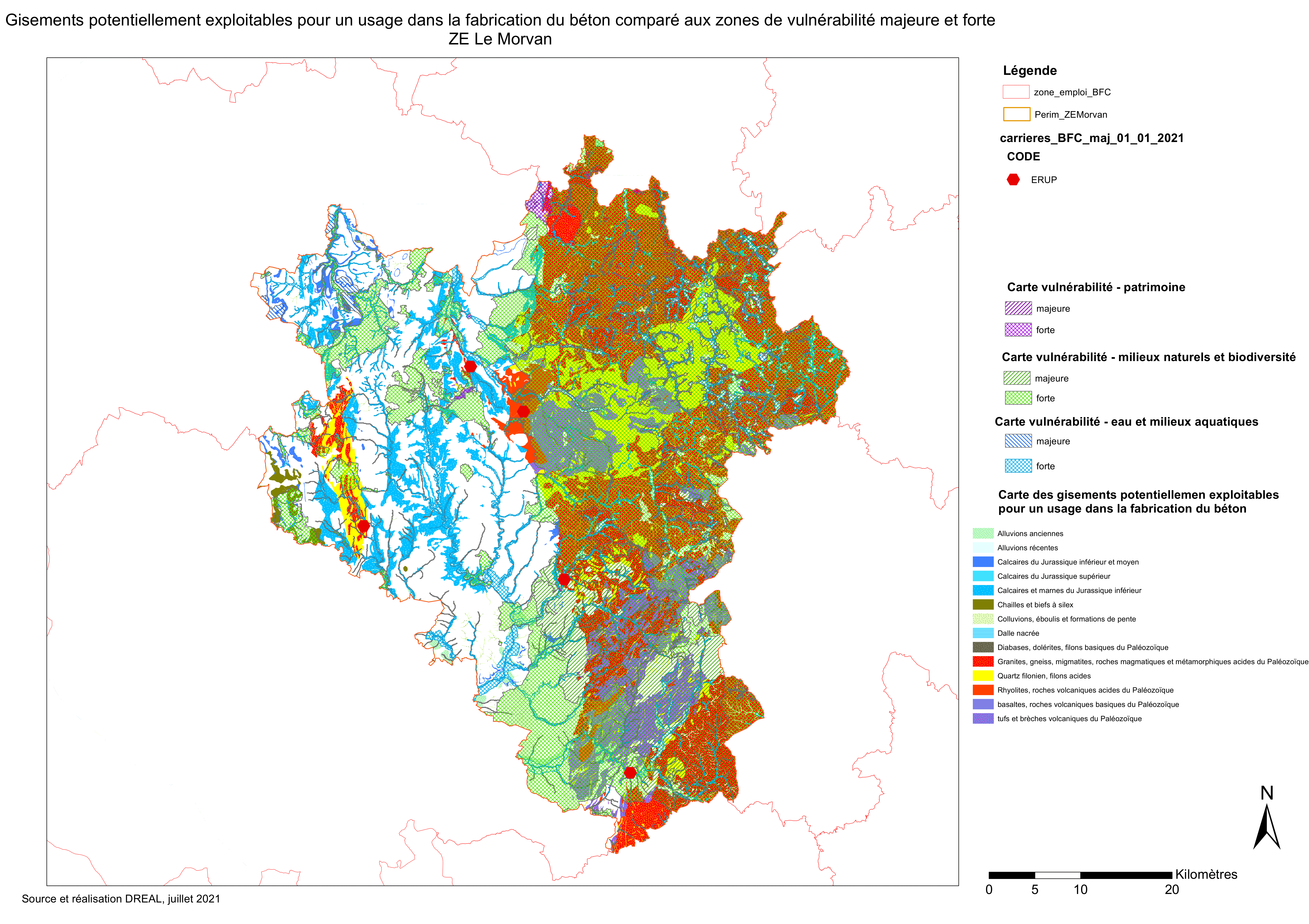 GPE béton et enjeux majeurs et forts